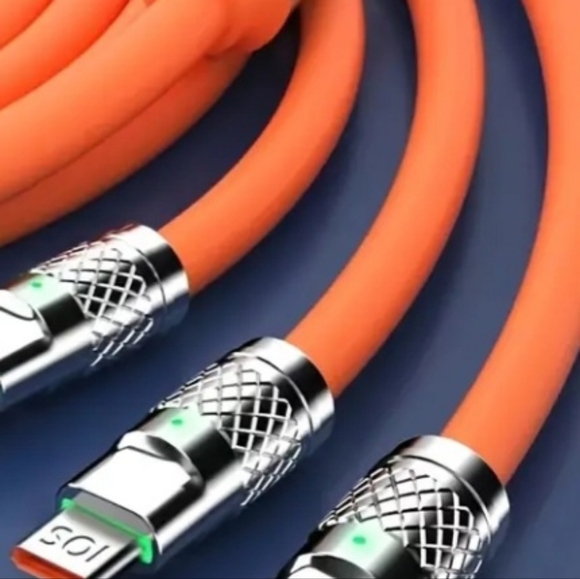 3-in-1 USB Charging Cable Charging/Data Sync Cable - Picture 7 of 11